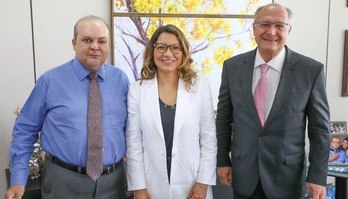 Ibaneis recebe Alckmin e Janja para discutir posse de Lula  (Agência Brasília / Reprodução)